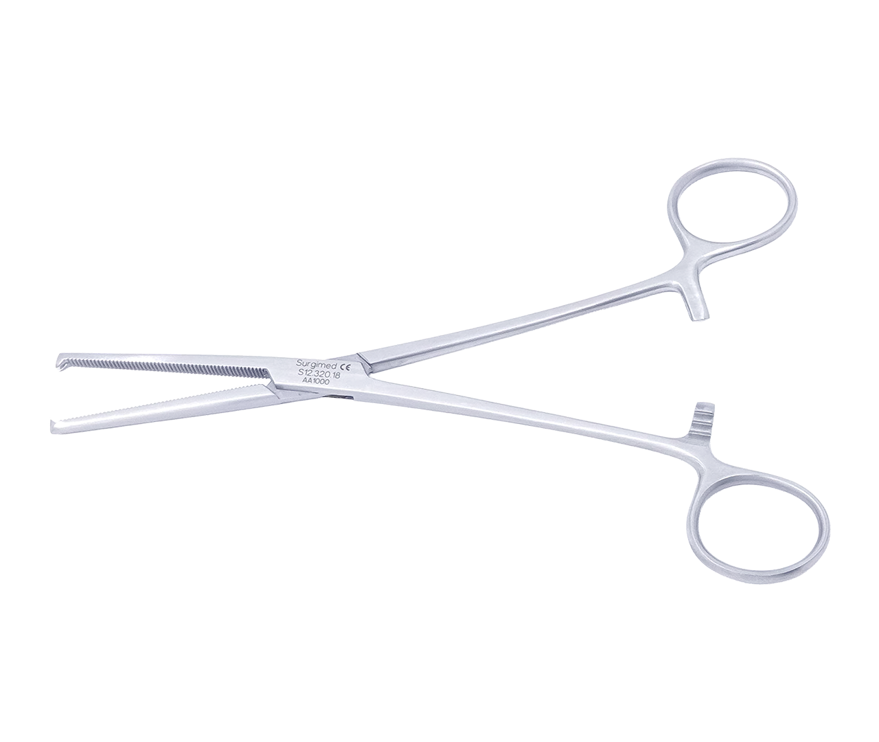 Kleště Kocher hemostatické, rovné, Surgimed, 18 cm