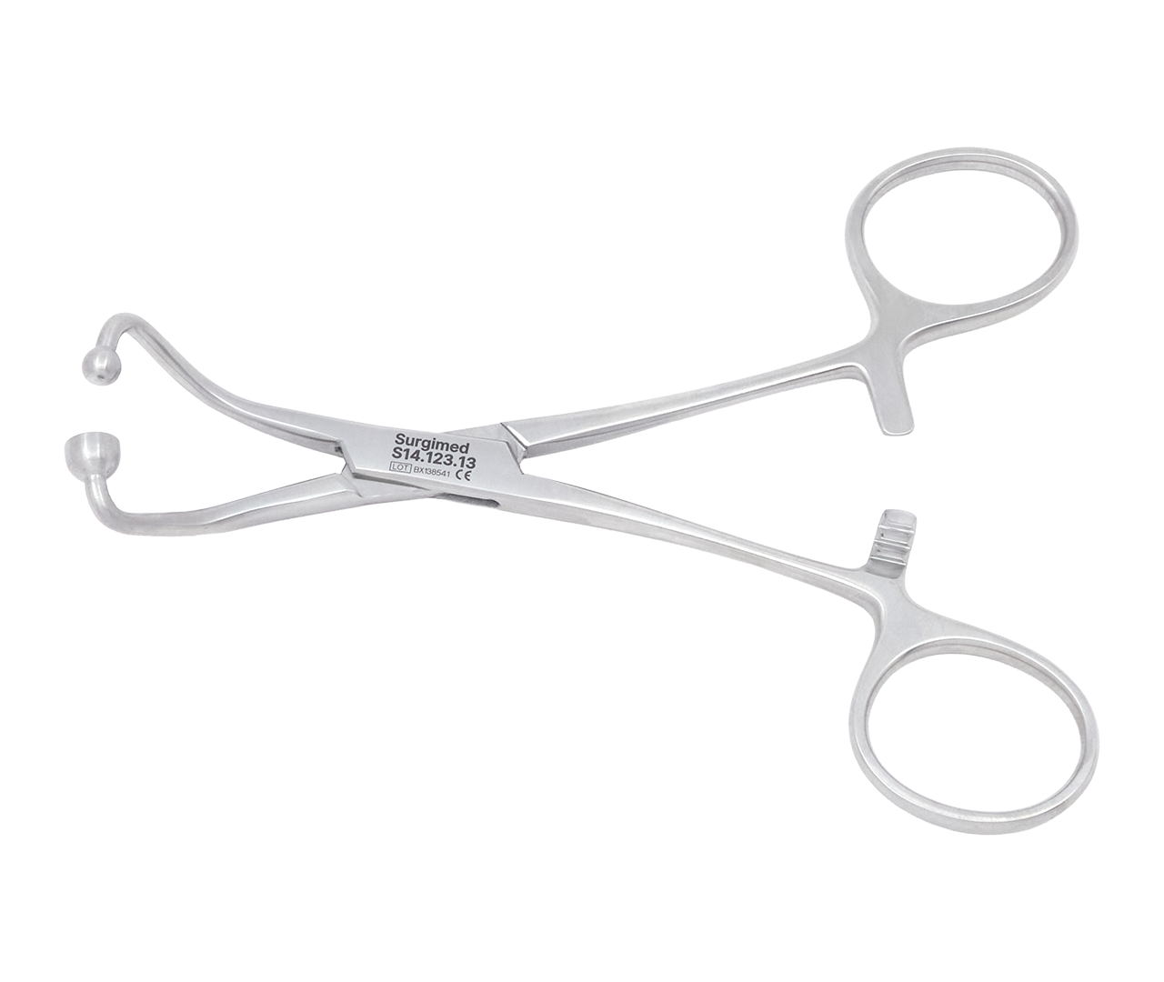 Svorka na operační roušky, atraumatická, Surgimed, 13 cm