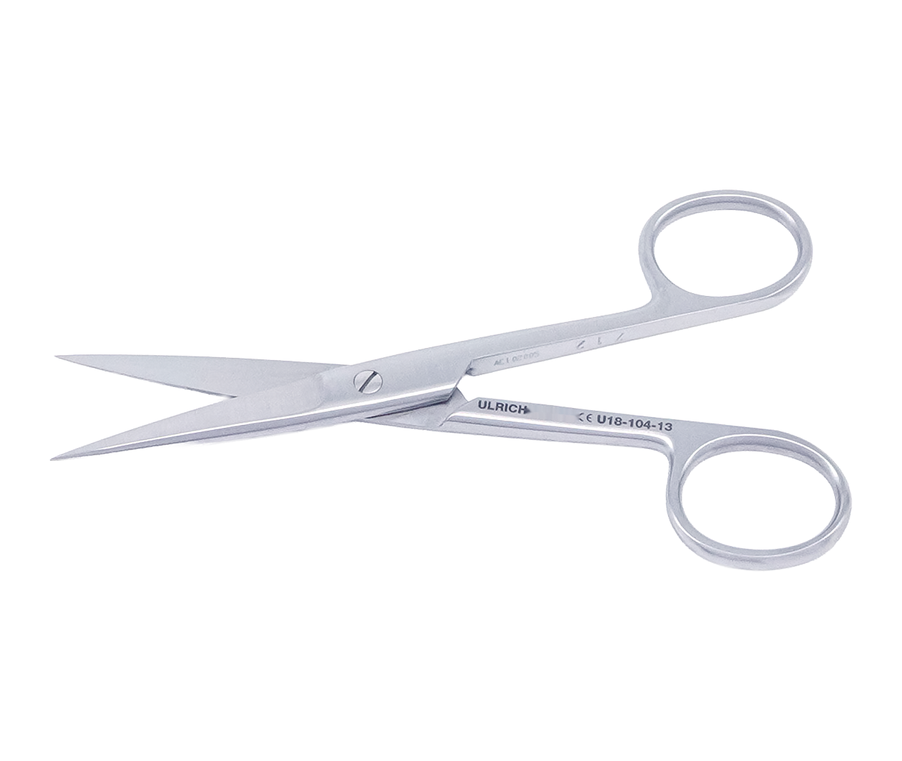 Nůžky chirurgické rovné, ostré/tupé hroty, 13 cm