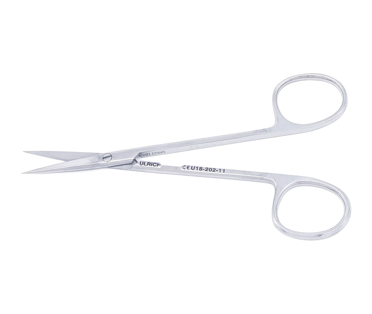 Nůžky oční, rovné, štíhlý typ, 11,5 cm