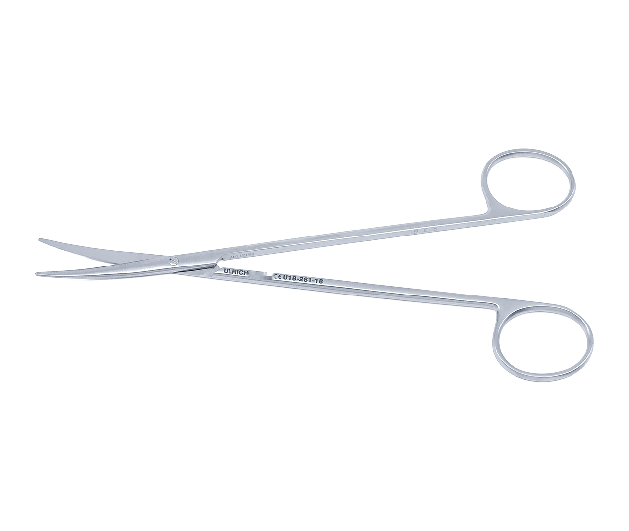 Nůžky Baumgartner chirurgické, zahnuté, 18 cm