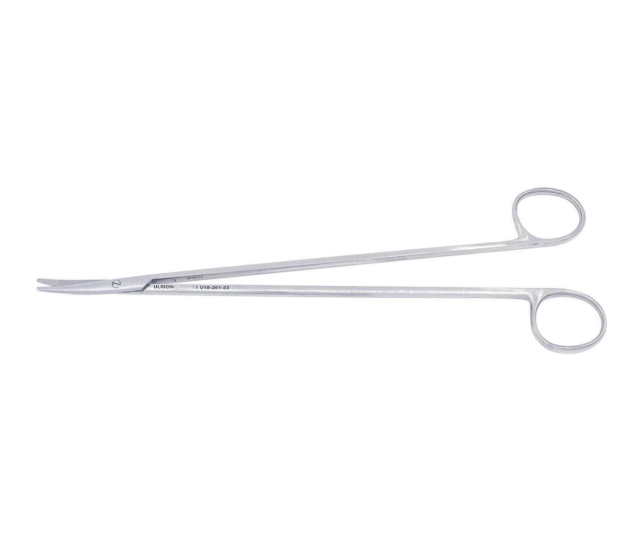 Nůžky Baumgartner chirurgické, zahnuté, 23 cm