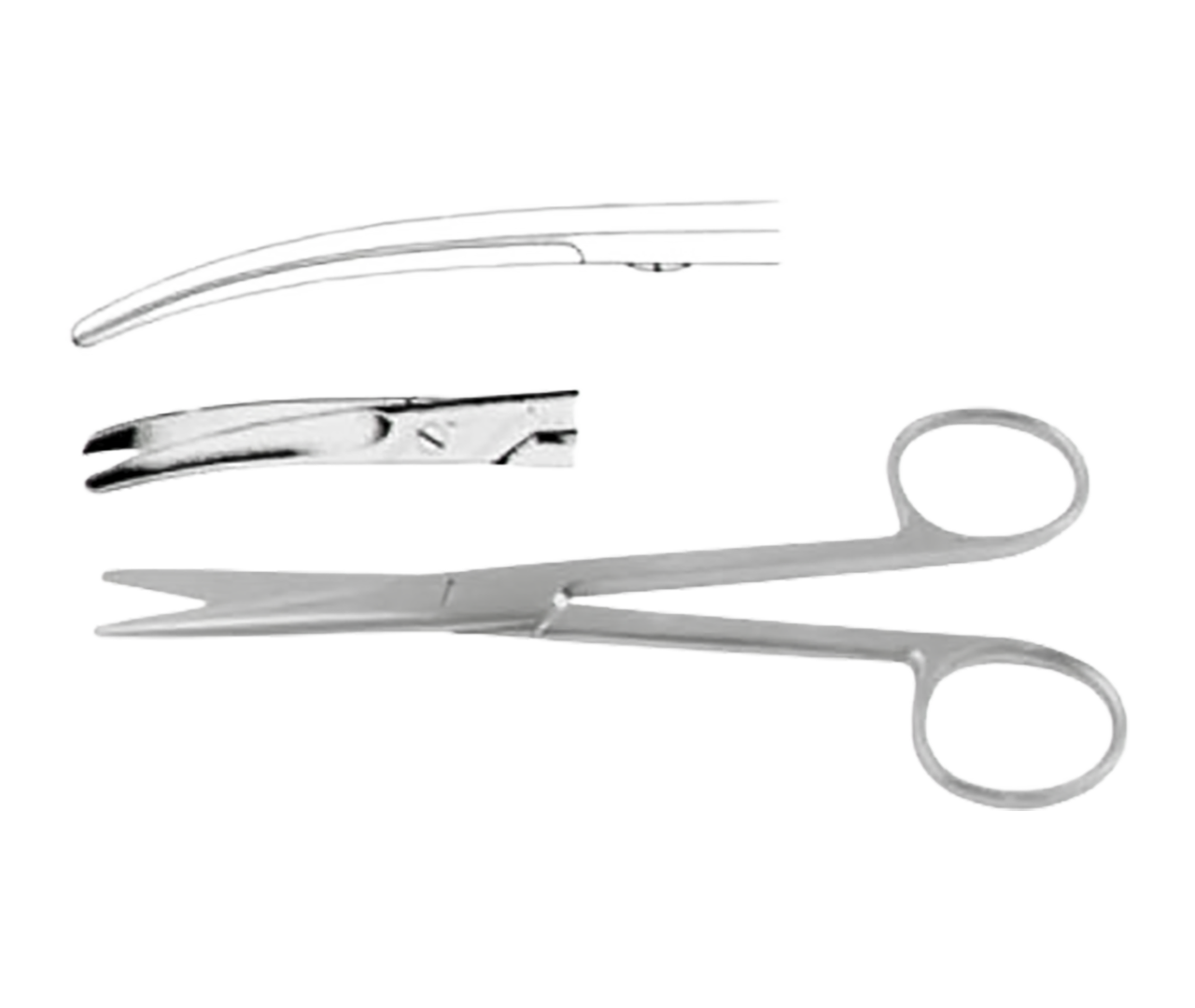 Nůžky Mayo preparační, rovné, Surgimed, 17 cm