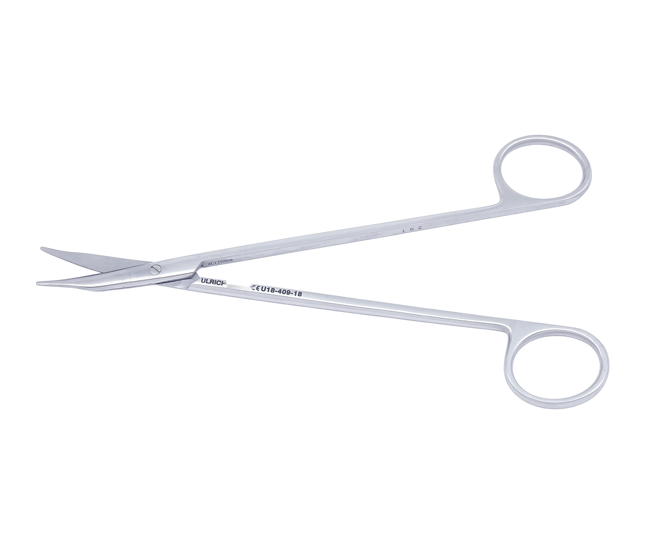 Nůžky Reynolds chirurgické, zahnuté, 18 cm