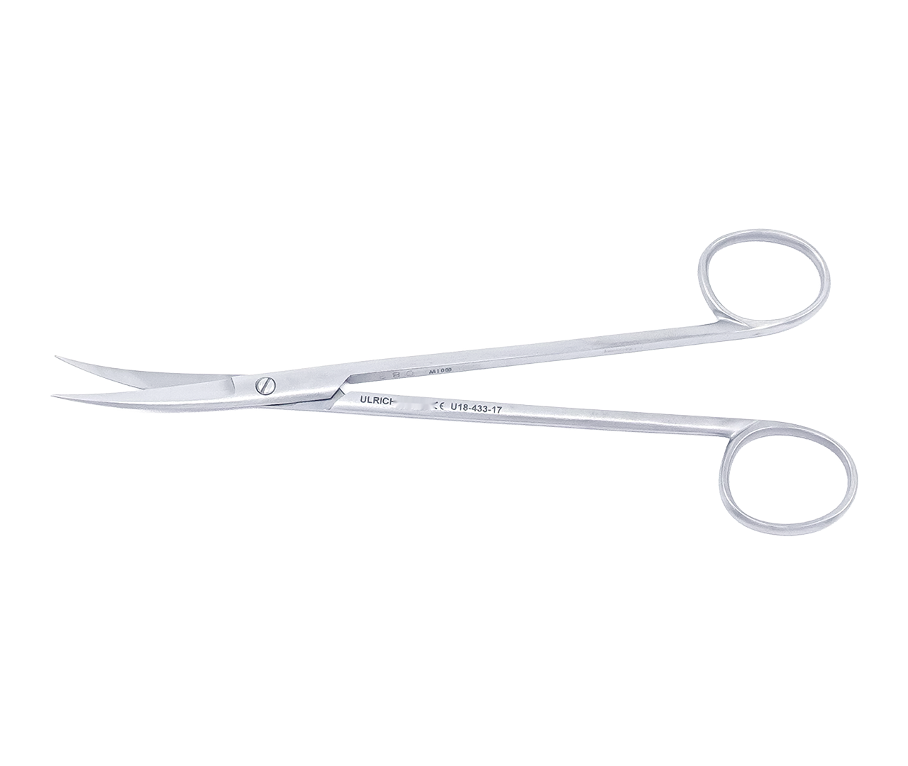 Nůžky Kelly chirurgické, zahnuté, 17 cm