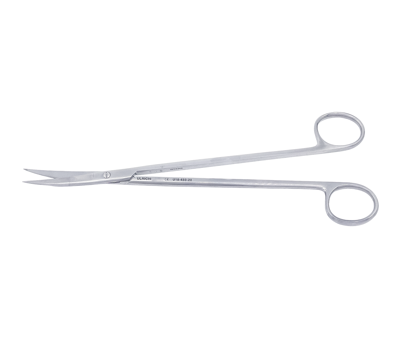 Nůžky Kelly chirurgické, zahnuté, 20 cm