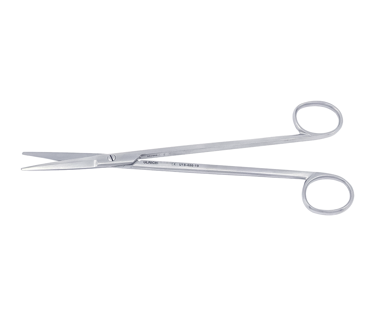 Nůžky Gorney faceliftové chirurgické, rovné, rýhované, 9 cm