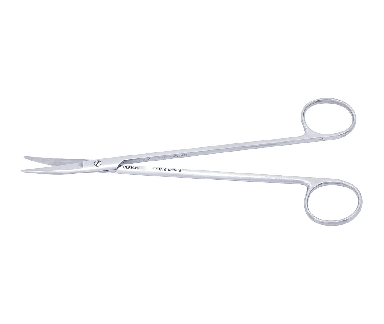 Nůžky Toennis chirurgické, zahnuté, 18 cm
