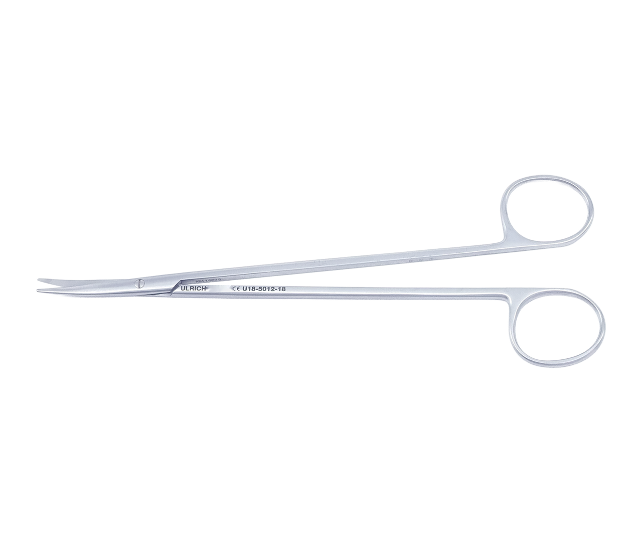 Nůžky Toennis-Adson chirurgické, zahnuté, jemné, 18 cm