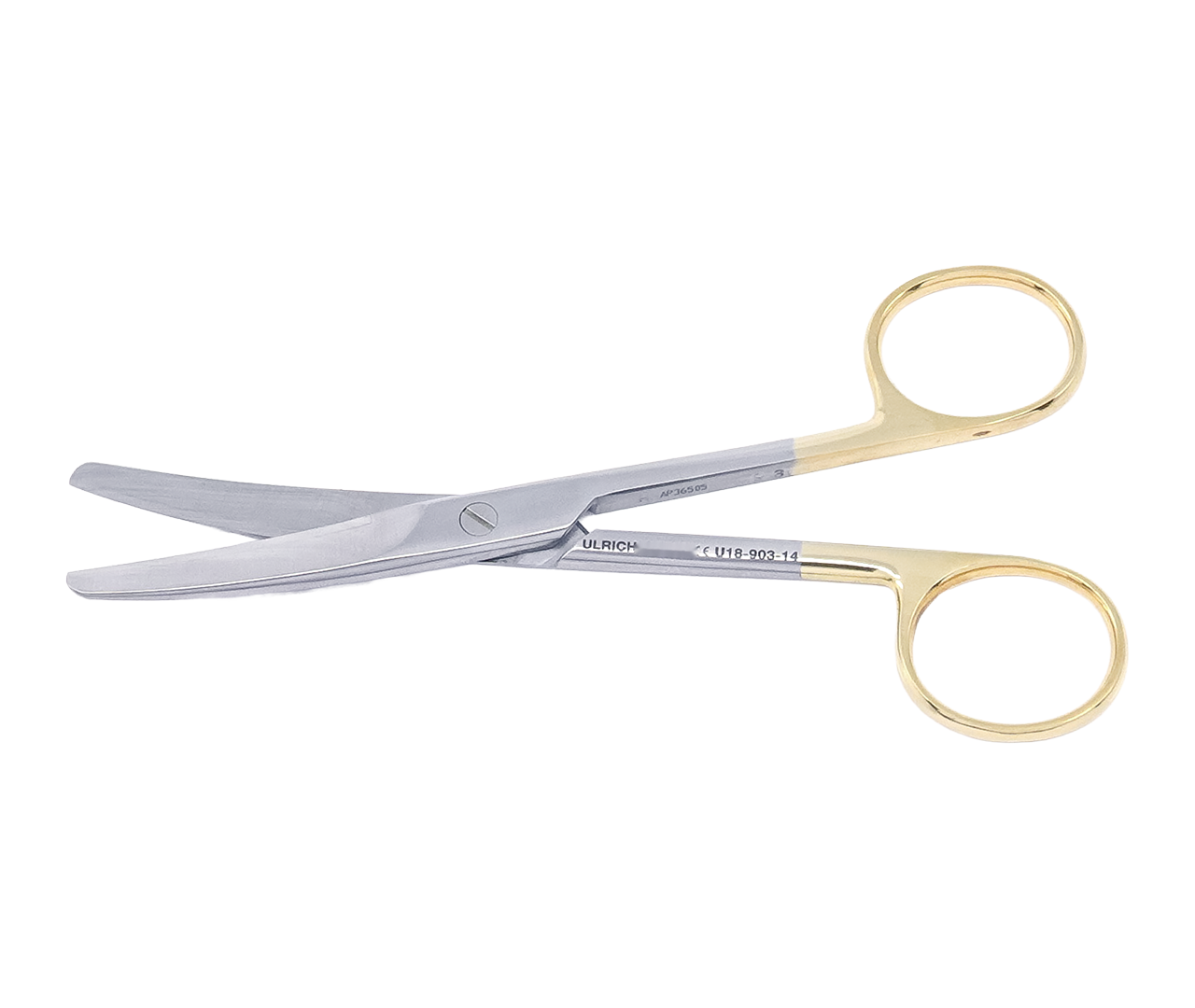 Nůžky Cooper chirurgické, TC, zahnuté, 14,5 cm