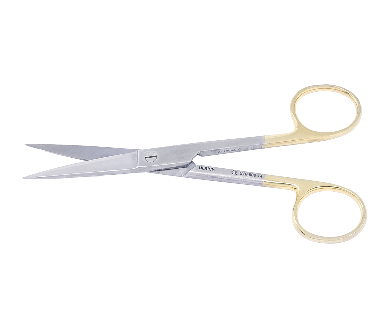 Nůžky chirurgické, TC, rovné, ostré/ostré hroty, 14,5 cm