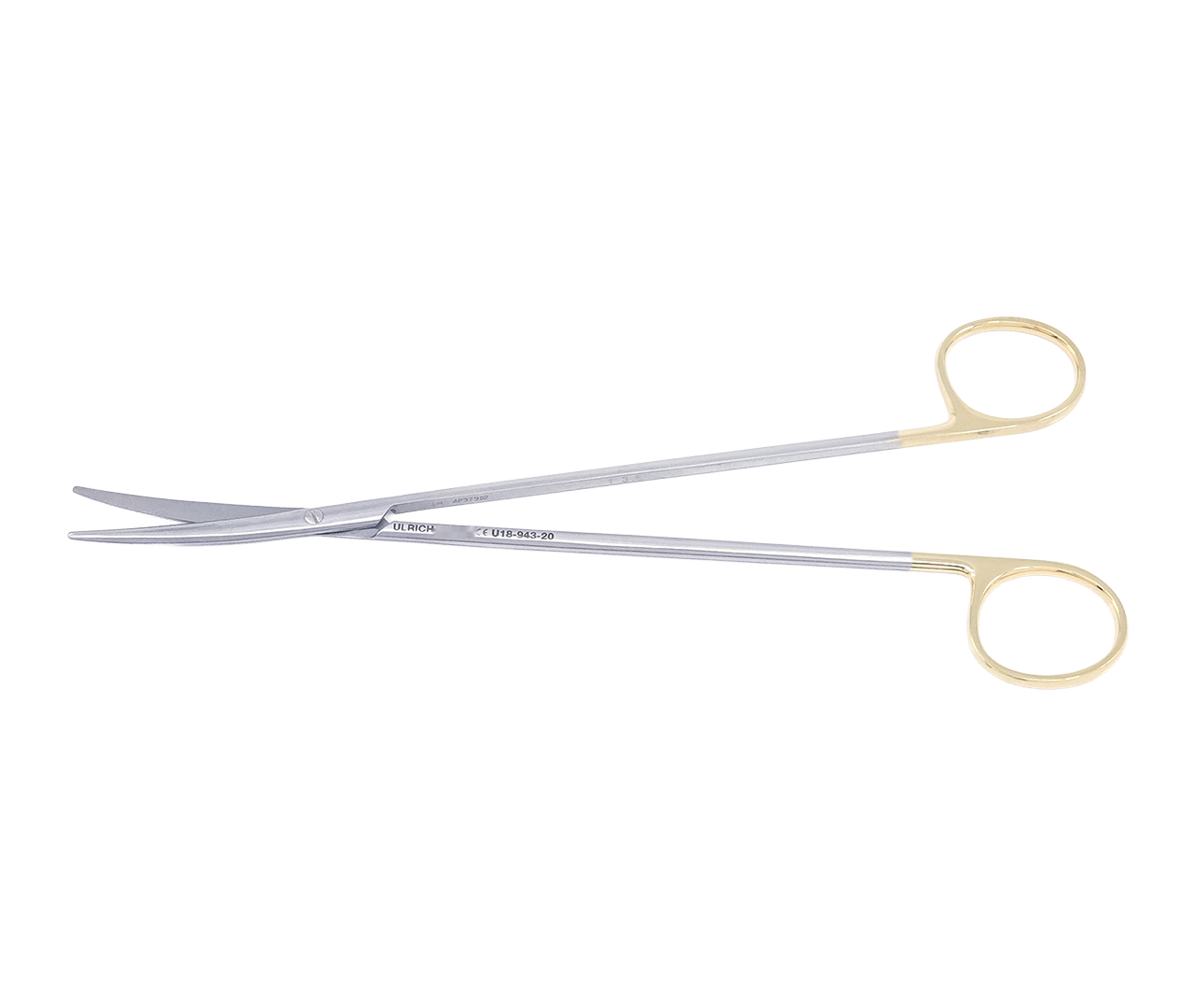 Nůžky Baumgartner chirurgické, TC, zahnuté, 20 cm