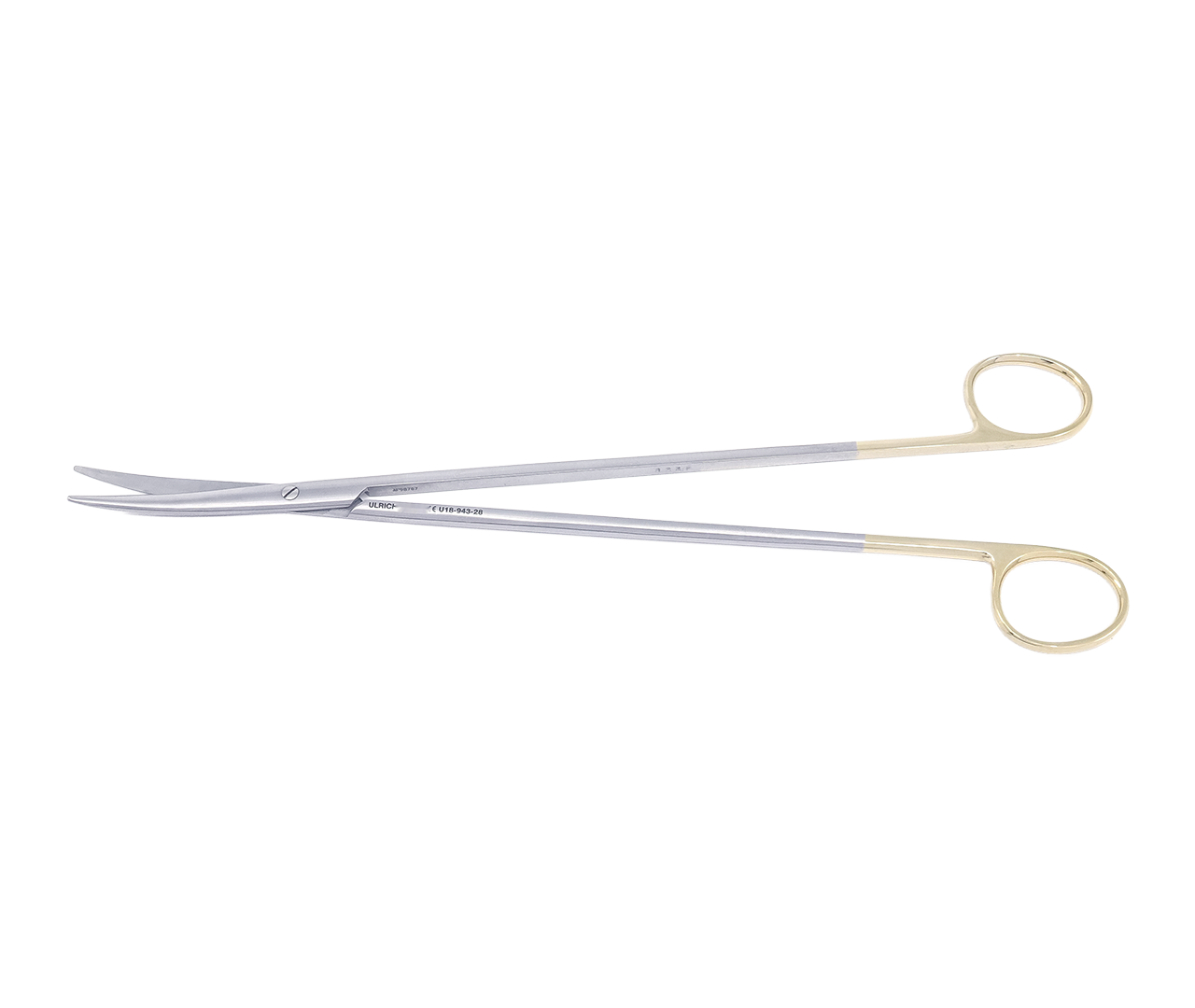 Nůžky Baumgartner chirurgické, TC, zahnuté, 28 cm