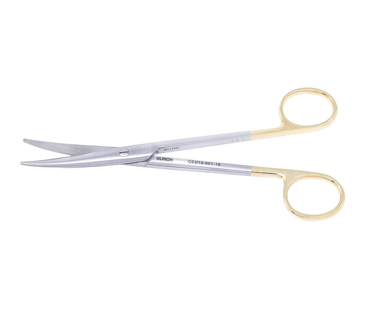 Nůžky Mayo-Lexer, TC, zahnuté, 16 cm