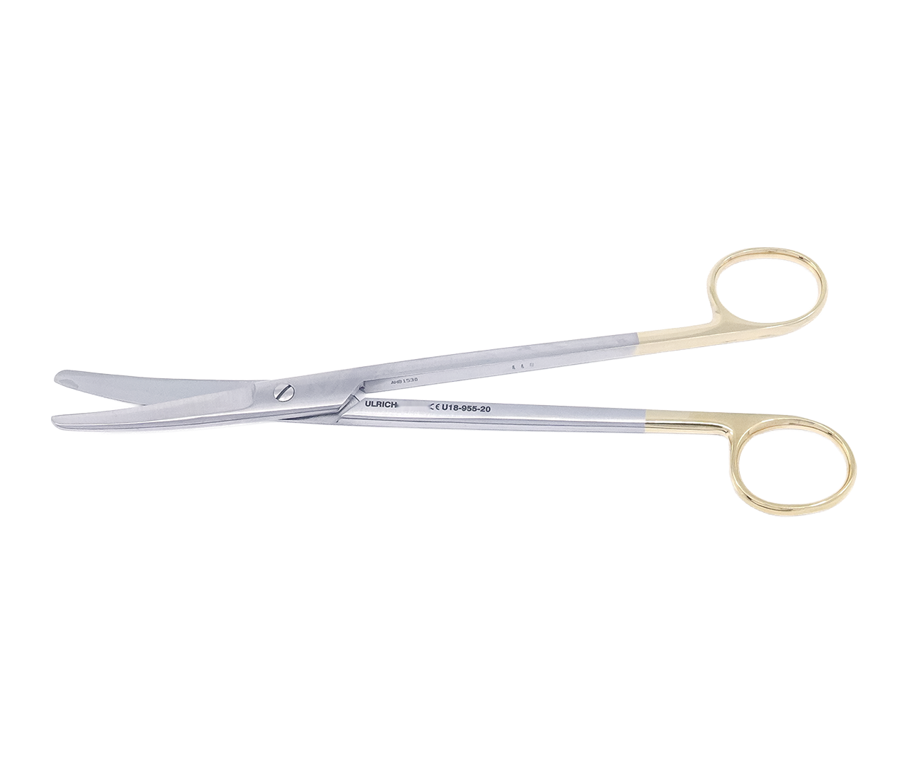 Nůžky Sims děložní chirurgické, TC, zahnuté, tupé, 20 cm
