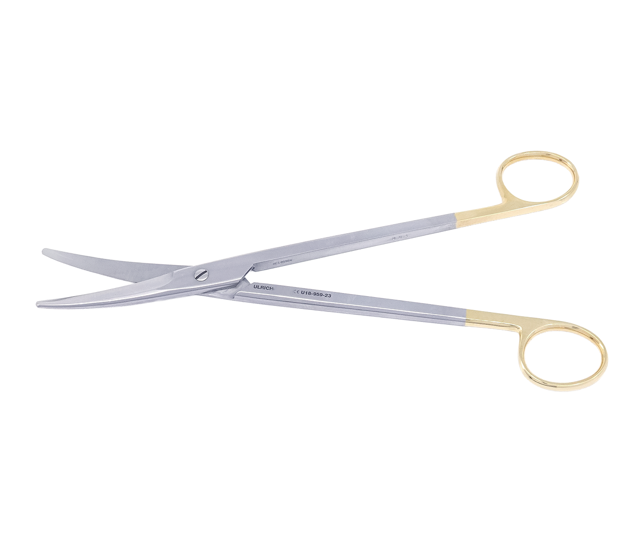 Nůžky parametriální chirurgické, TC, zahnuté, 23 cm