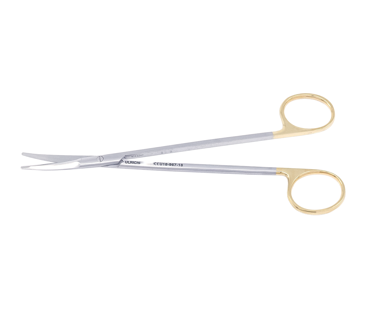 Nůžky Kaye faceliftové chirurgické, TC, zahnuté, 18 cm