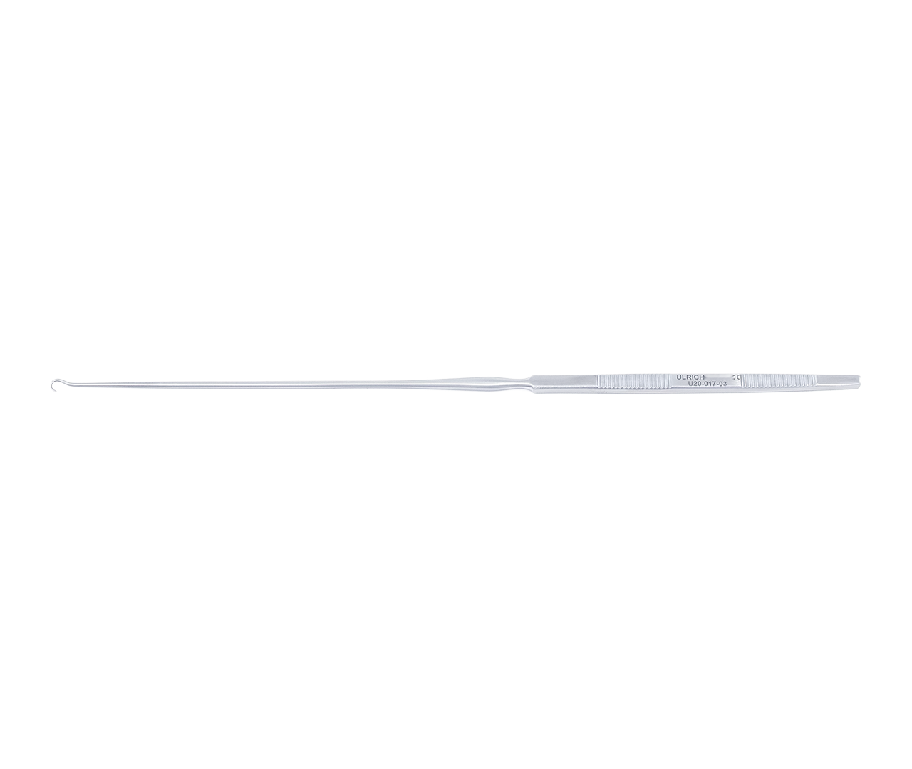 Hák kónizační, 1-hrotý, ostrý, typ Gillies, 24,5 cm