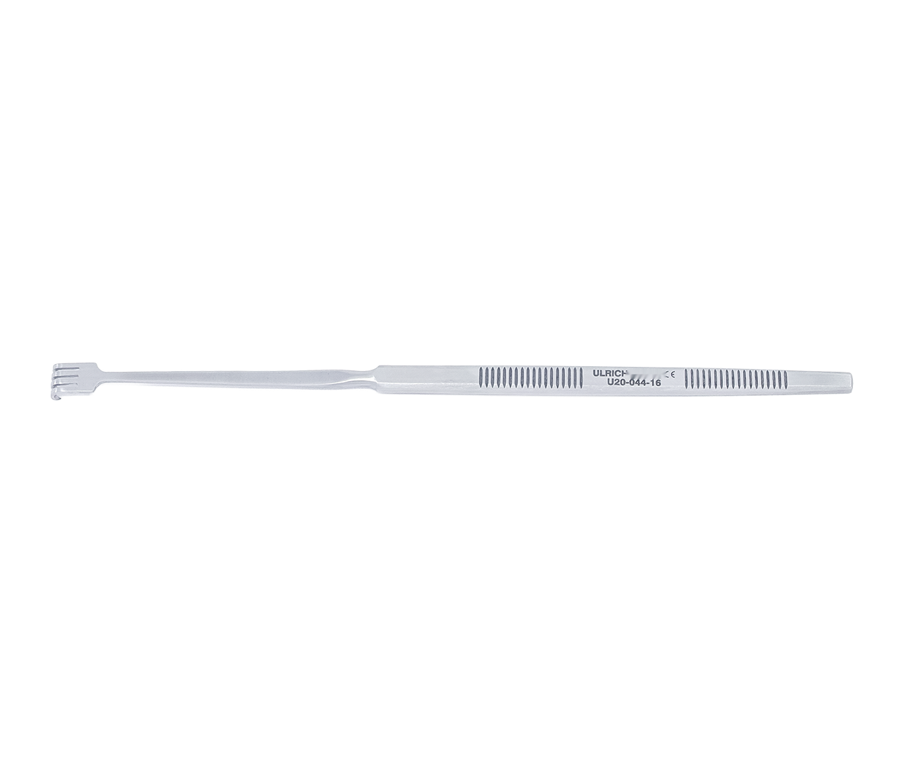 Hák Gillies kožní, 4-hrotý, pevný, 16 cm