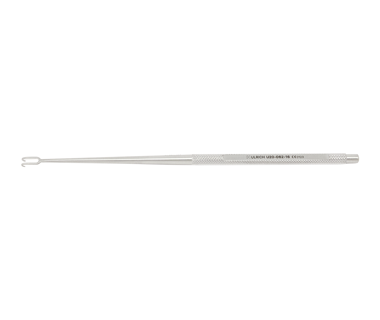 Hák Segmüller kožní, 2-hrotý, 16 cm