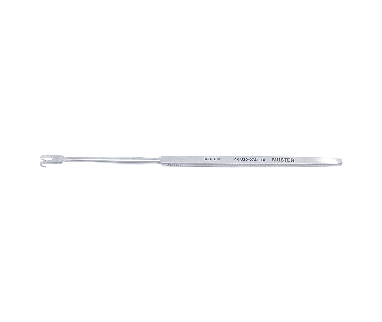 Retraktor tracheální, na rány, 2-hrotý, 5 mm, 16,5 cm