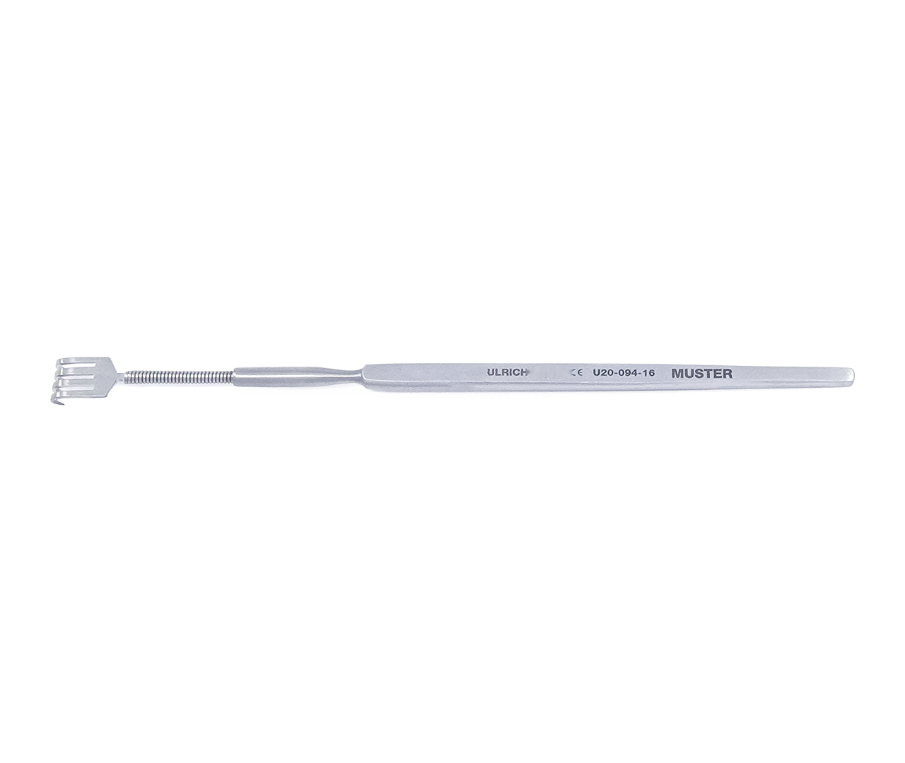Retraktor tracheální, na rány, ostrý, 4-hrotý, 16 cm