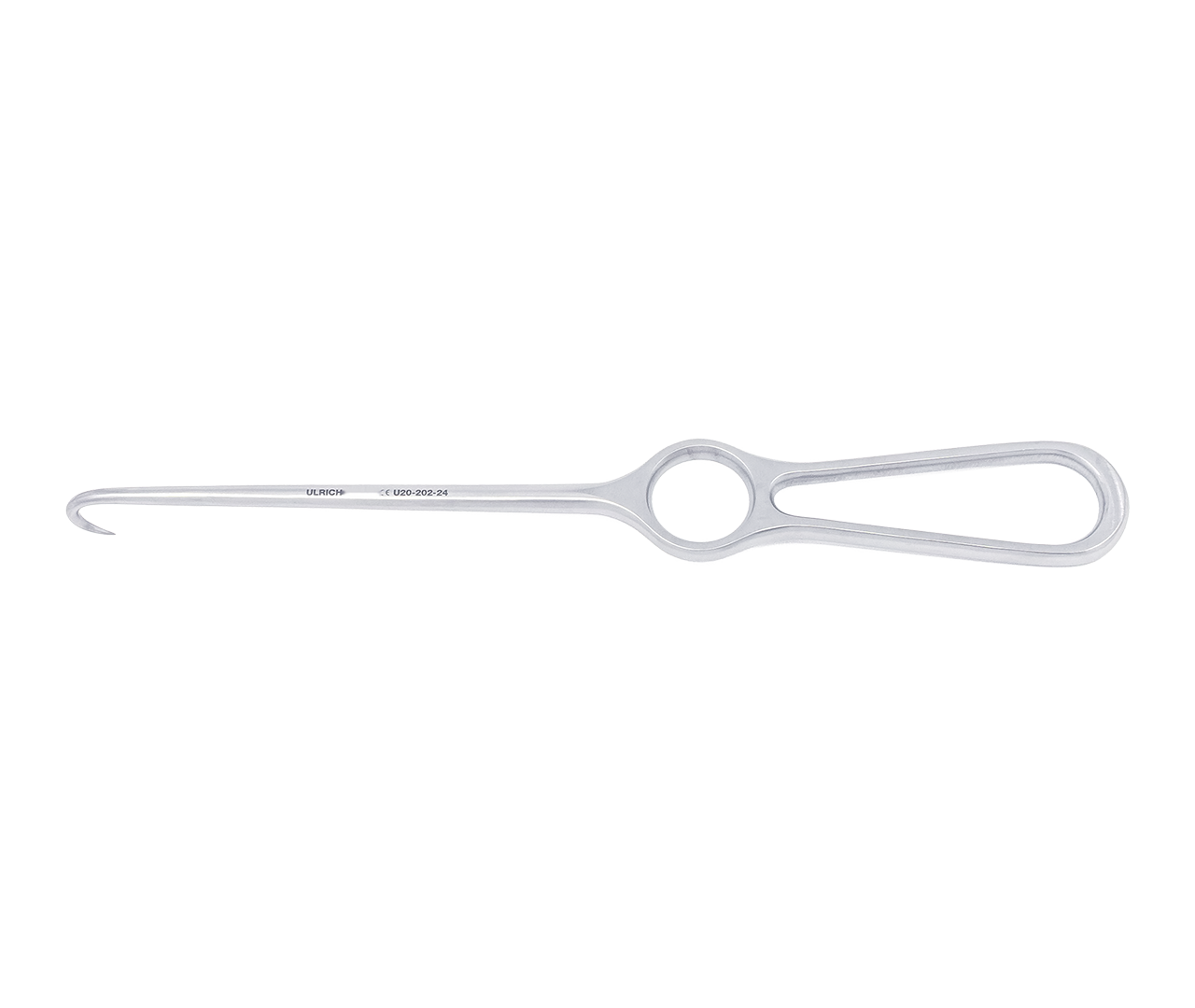 Retraktor Volkmann na rány, 1-hrotý, ostrý, střední, 24 cm