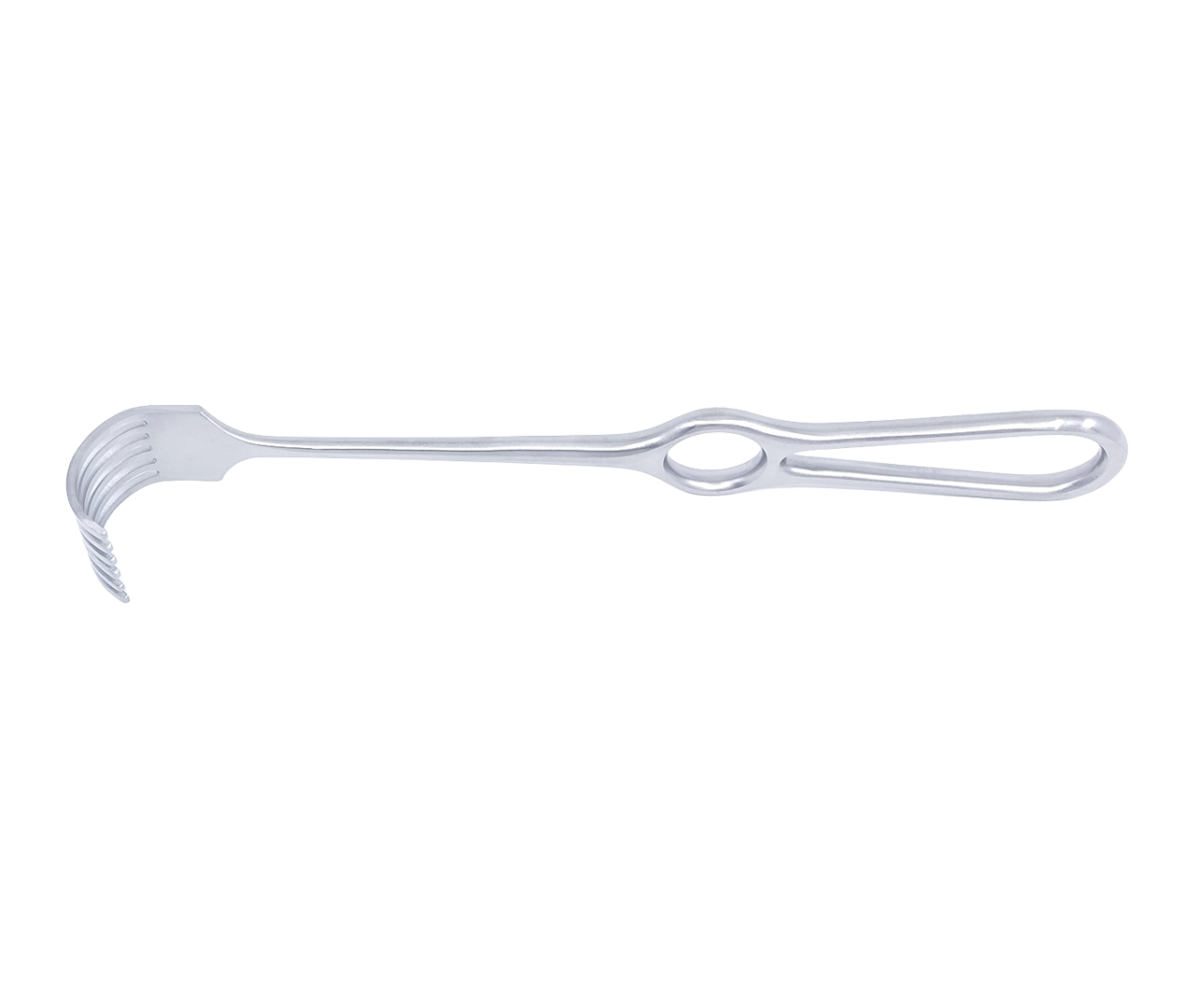 Retraktor Körte na rány, 6-hrotý, tupý, 24 cm