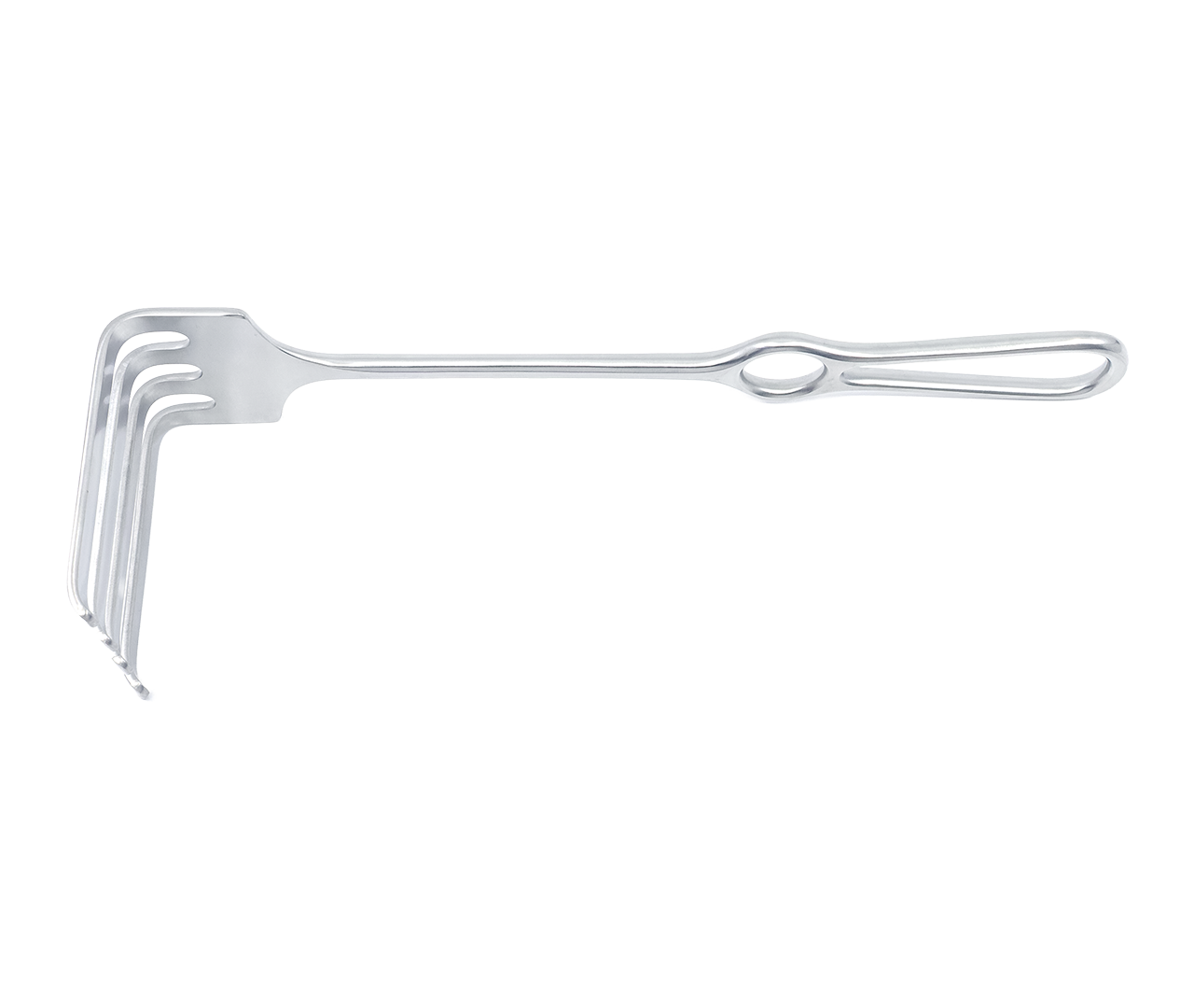 Retraktor Brunner, 4-hrotý, typ Ulrich-SPGR, 55x85 mm, 27 cm