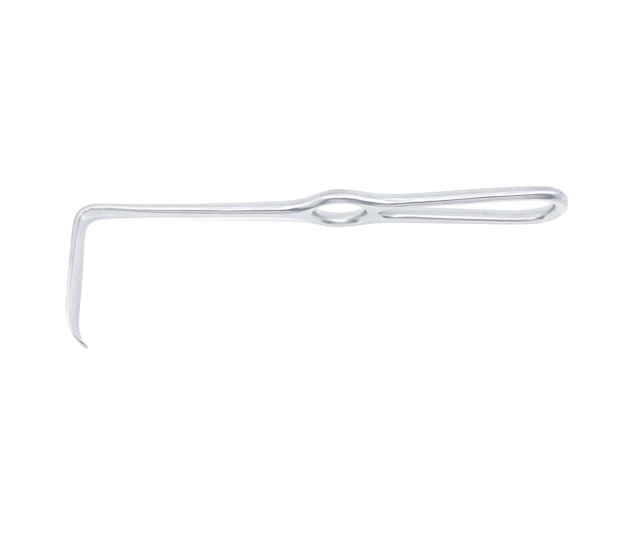 Retraktor Langenbeck na rány, 18x63 mm, 21 cm