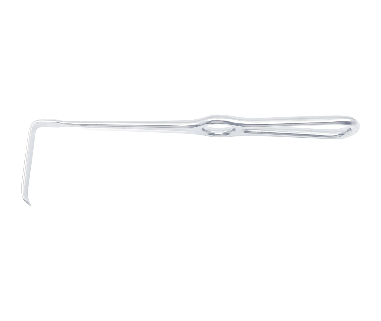 Retraktor Langenbeck-Kocher na rány, 10x60 mm, 22 cm