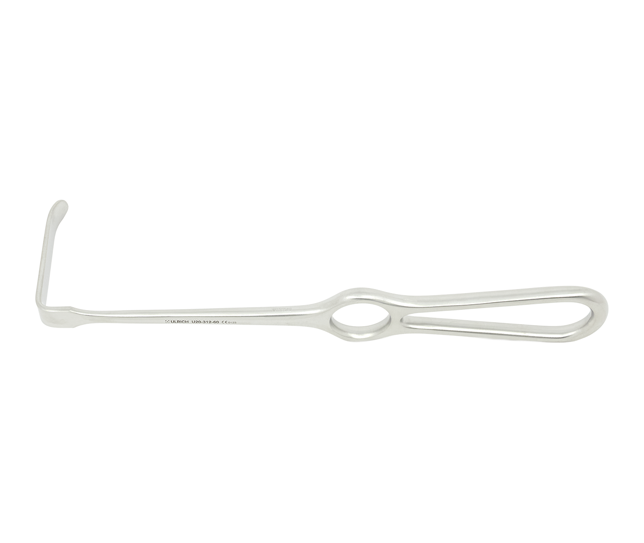 Retraktor Langenbeck-Kocher na rány, 12x60 mm, 22 cm