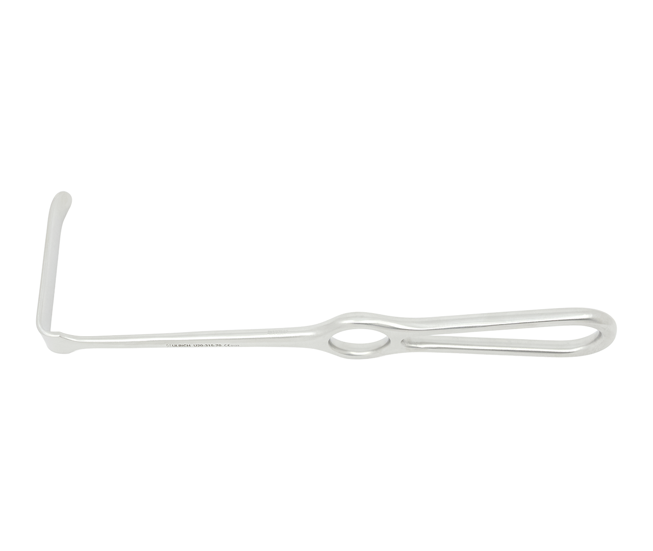Retraktor Langenbeck-Kocher na rány, 15x70 mm, 22 cm