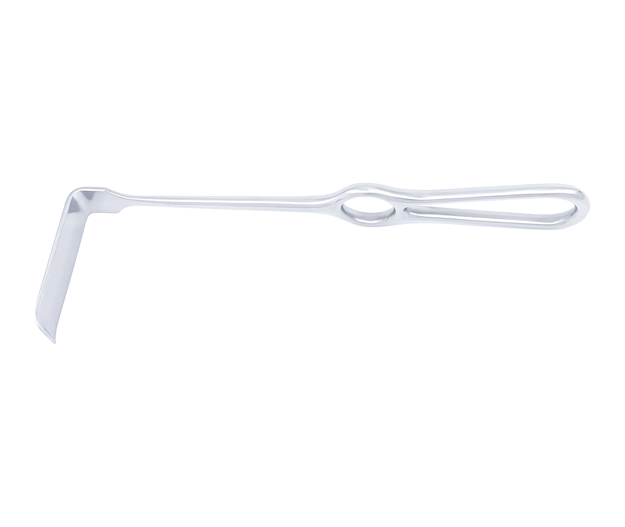 Retraktor Langenbeck-Kocher na rány, 20x70 mm, 22 cm