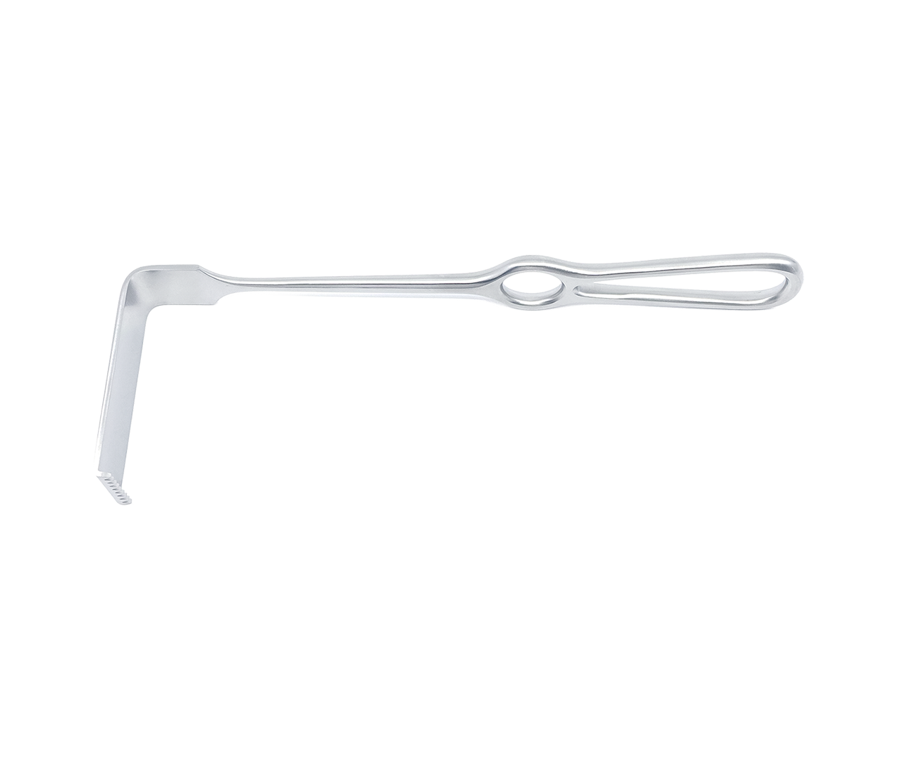 Retraktor Langenbeck-Kocher na rány, 25x80 mm, 22 cm