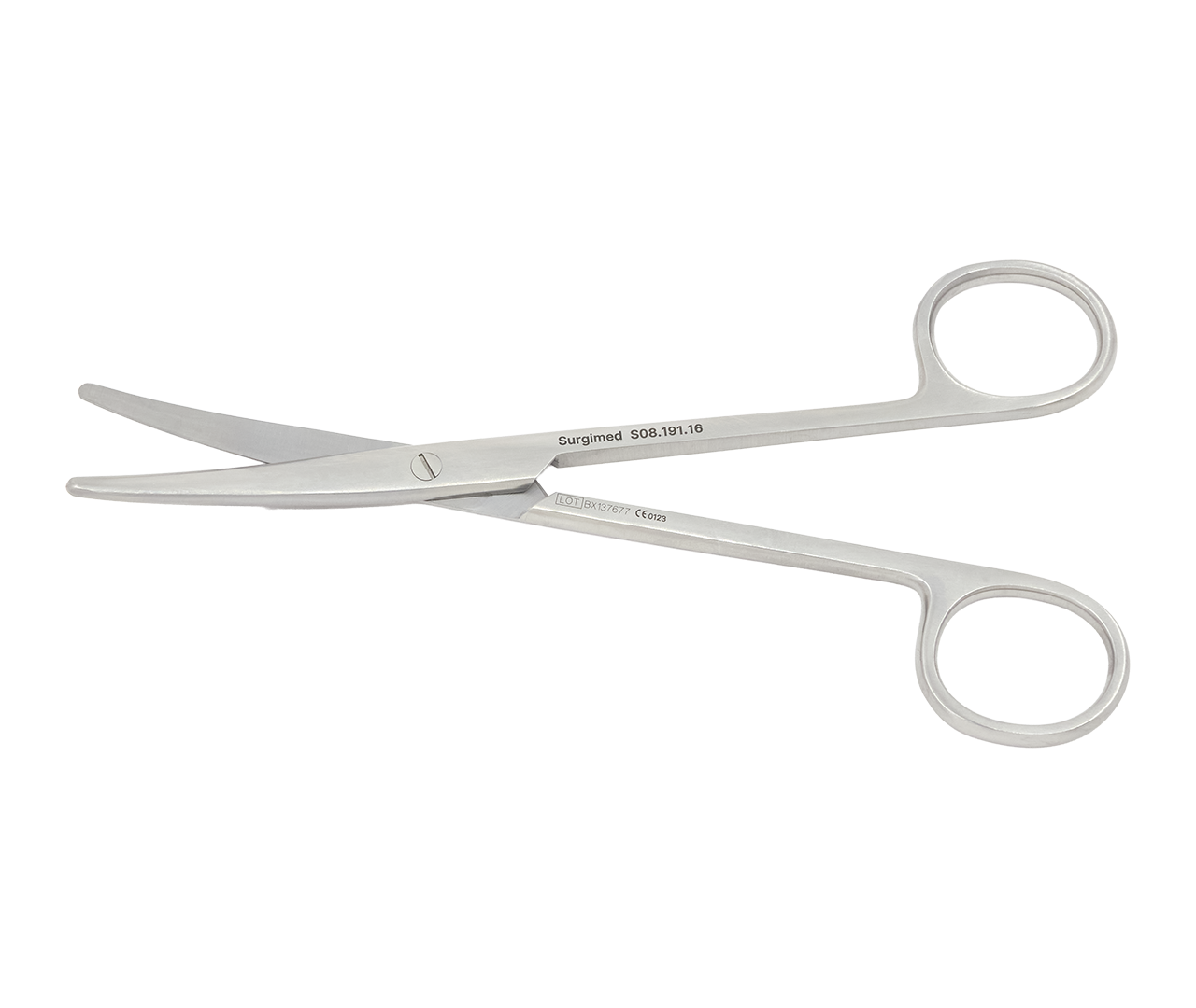 Nůžky Mayo-Lexer chirurgické, zahnuté, Surgimed, 16 cm