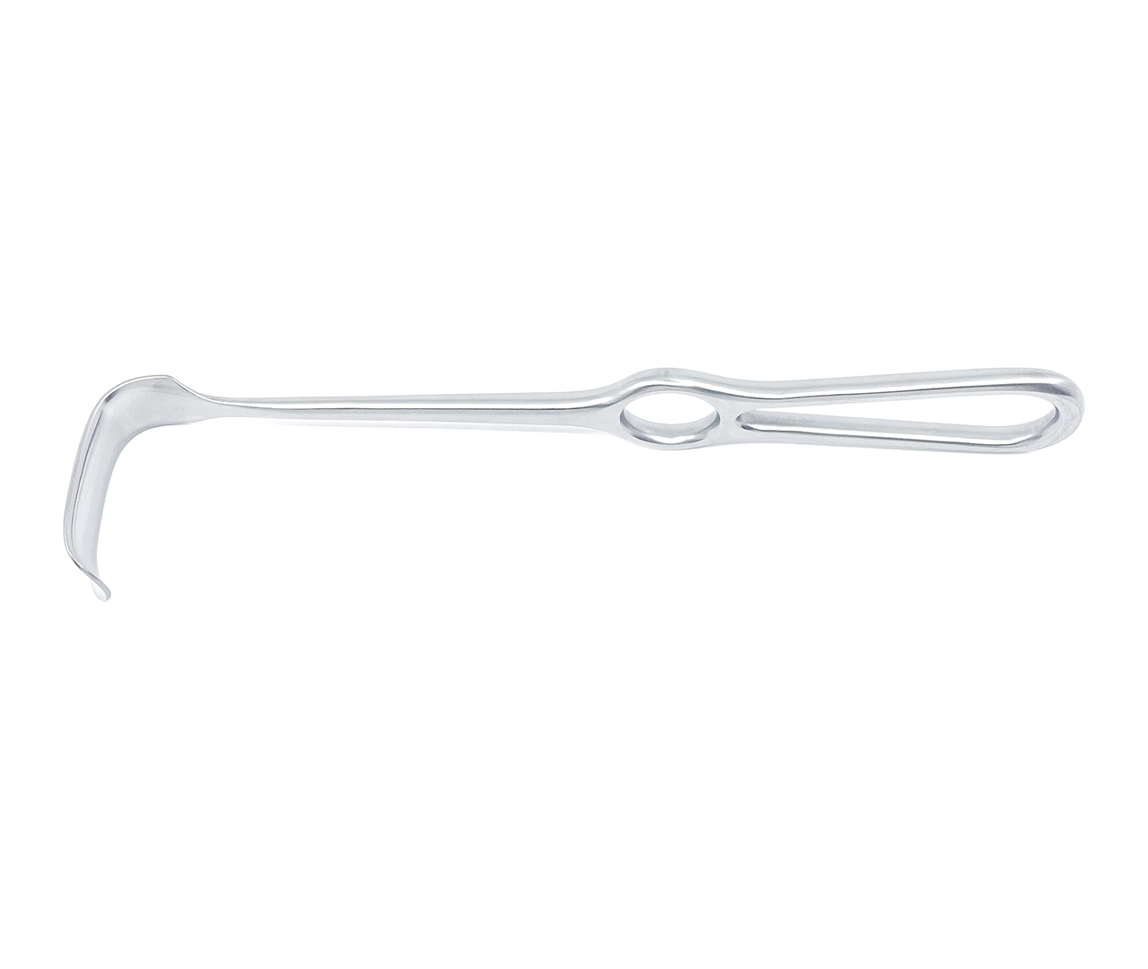 Retraktor Kocher na rány, konkávní, 20x50 mm, 23 cm