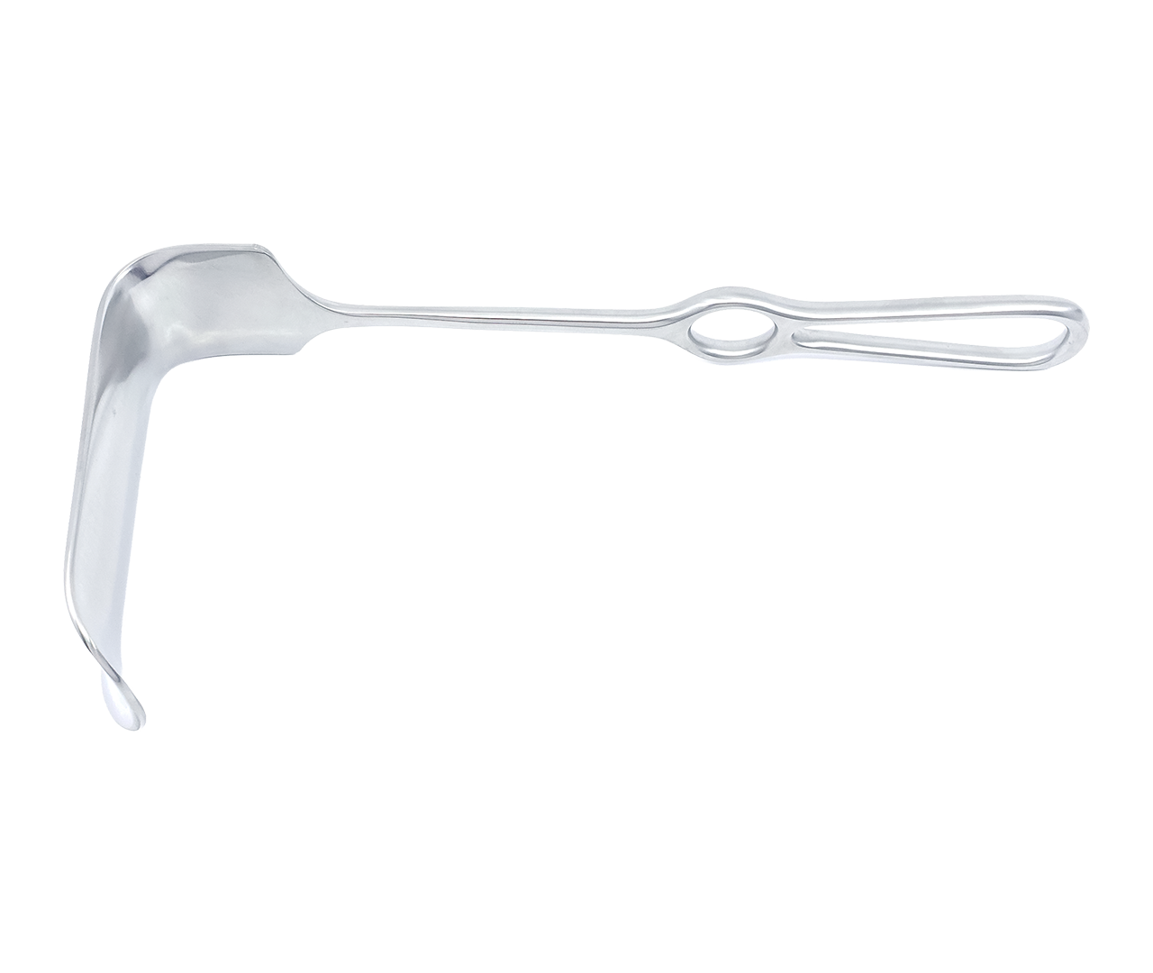 Retraktor Kocher na rány, konkávní, 50x120 mm, 25 cm