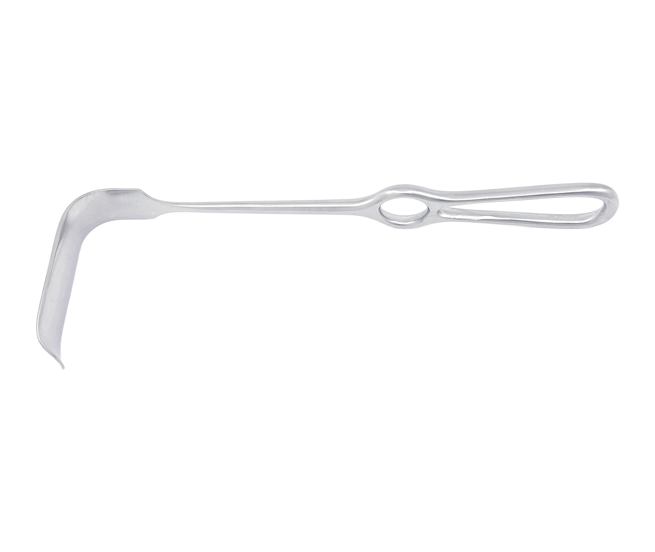 Retraktor Hösel na rány, konkávní, 25x80 mm, 25 cm