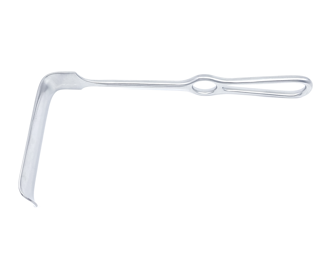Retraktor Hösel na rány, konkávní, 30x120 mm, 25 cm
