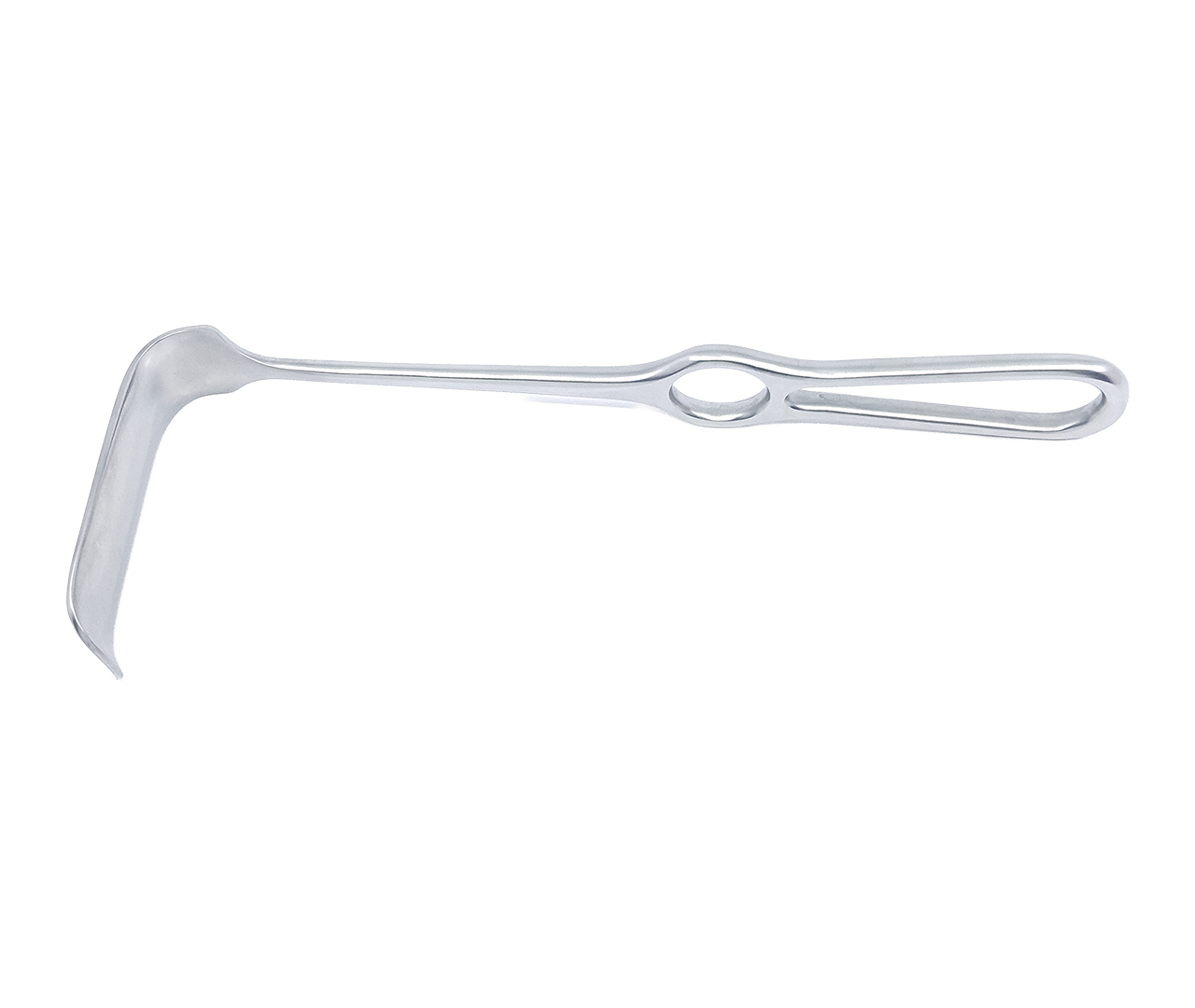 Retraktor Hösel na rány, konkávní, 30x80 mm, 25 cm