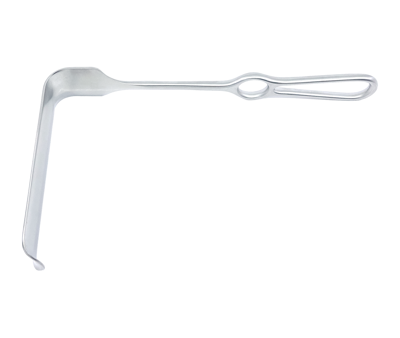 Retraktor Hösel na rány, konkávní, 40x140 mm, 25 cm