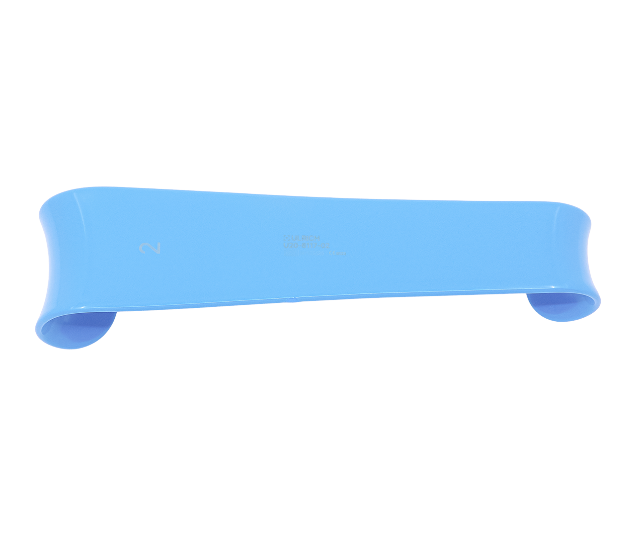 Retraktor Roux, oboustranný, modrý, typ 2, 16 cm