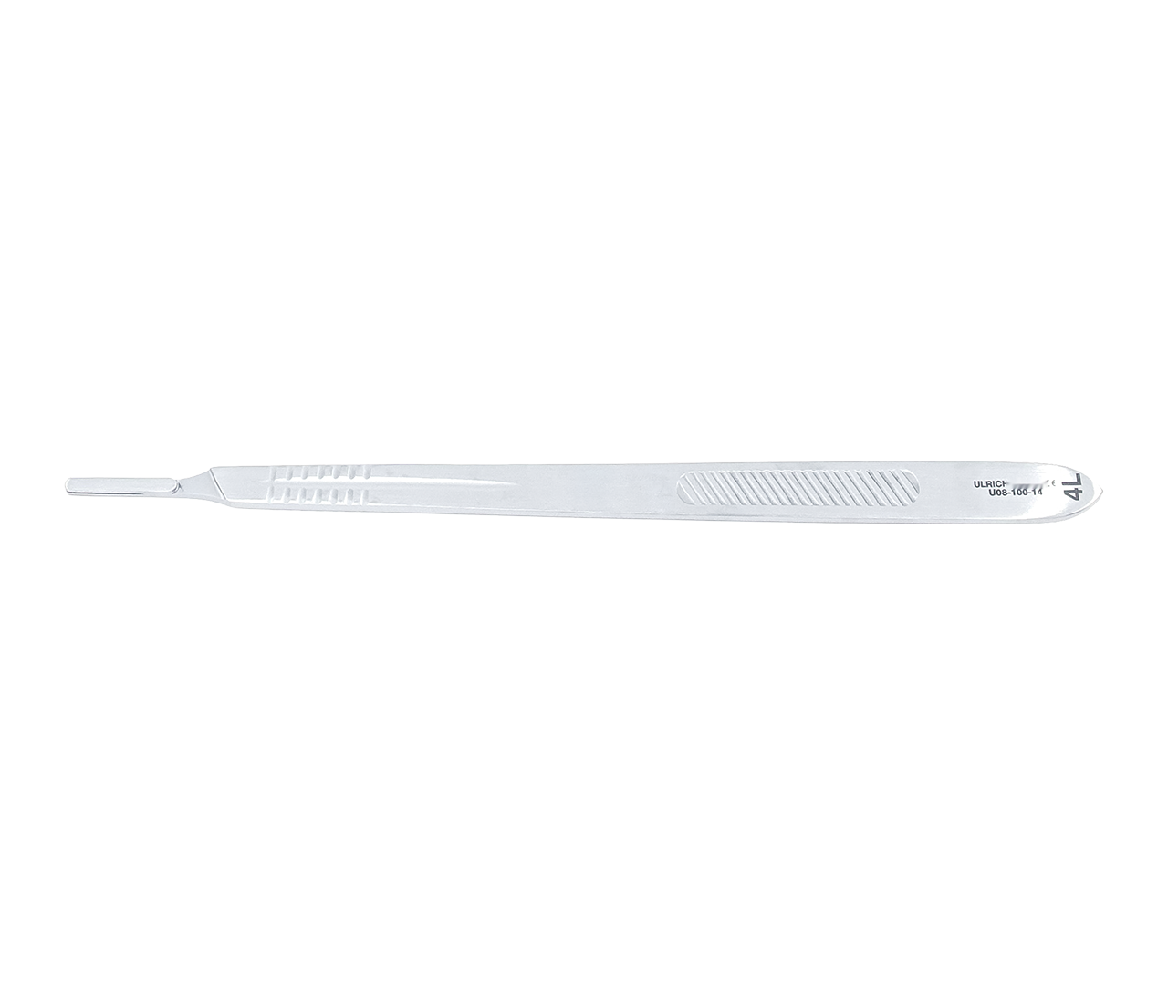Násadec na skalpel, nerezový (Inox), dlouhý, typ 4L, 21,5 cm