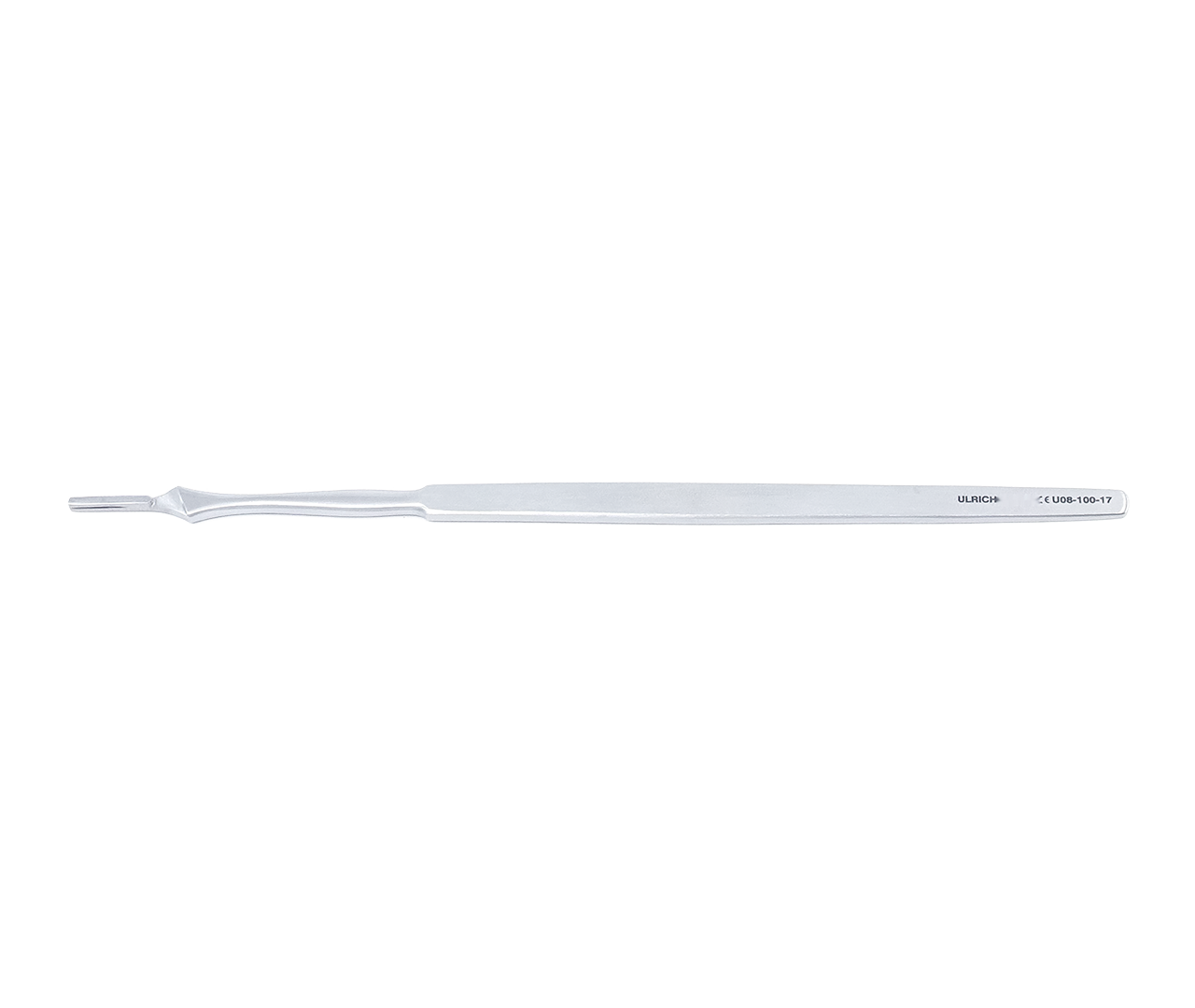 Násadec na skalpel, nerezový (Inox), dlouhý, rovný, 22,5 cm