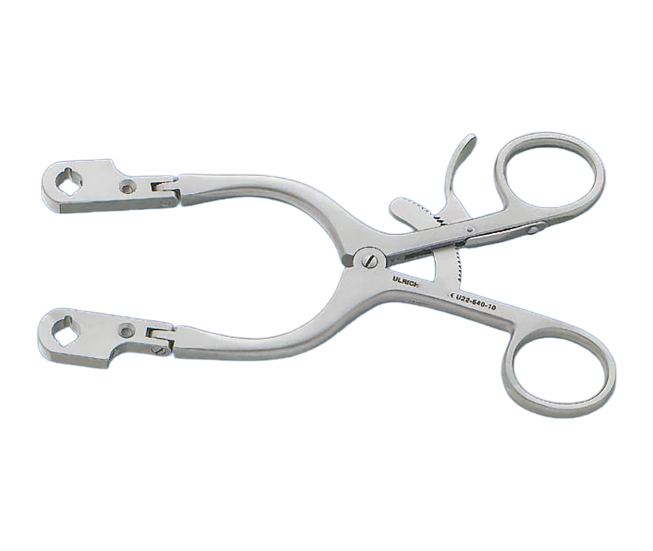 Retraktor Caspar, podélný, samostatný, kloubový, 17 cm