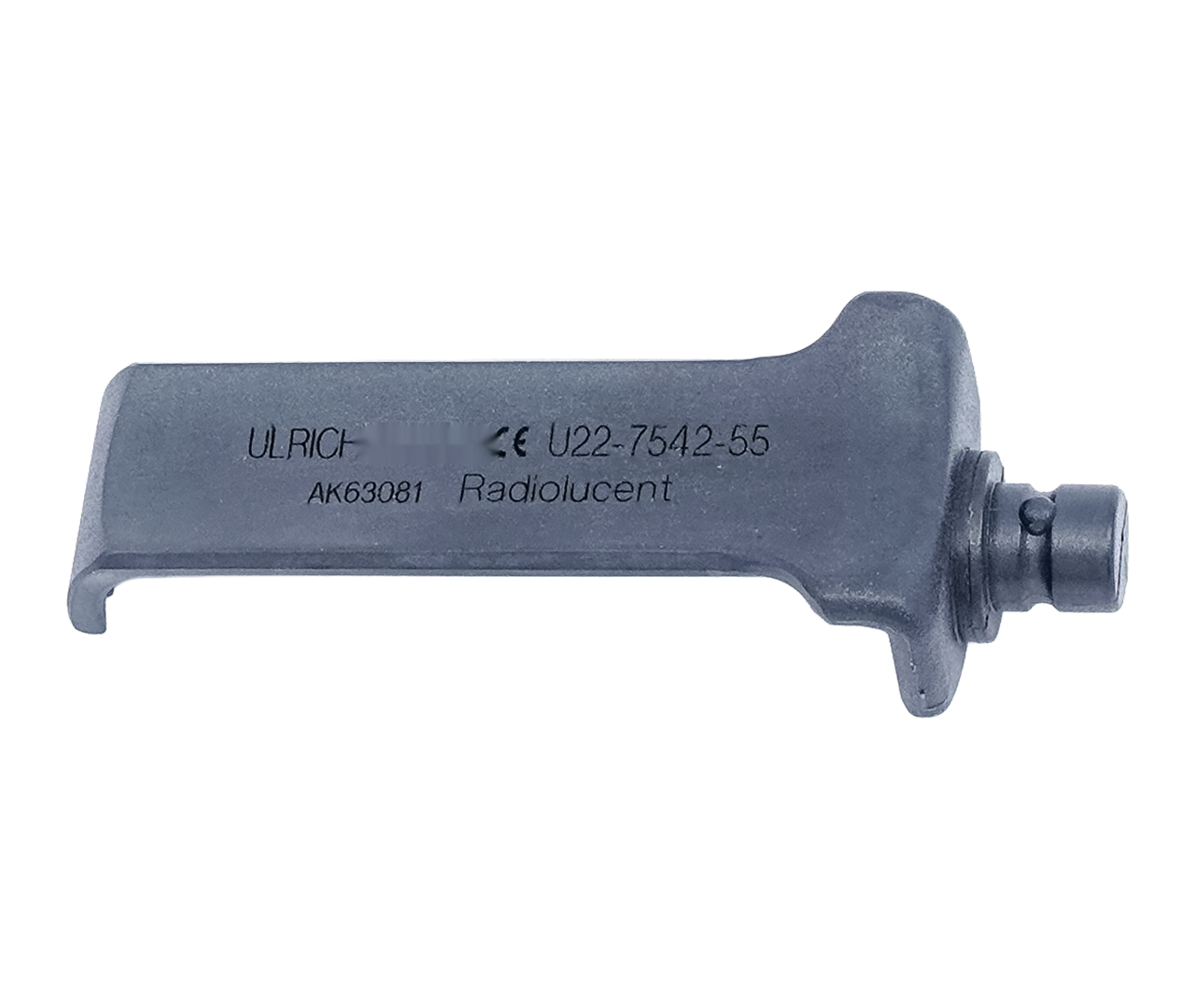 Lopatka Caspar laterální, RTG průhledná, 90°, 15x55 mm