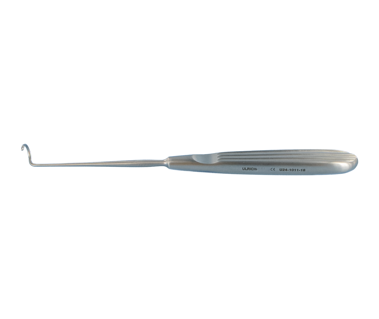 Jehla Deschamps ligaturní, levá, velikost oka 10 mm, 18 cm