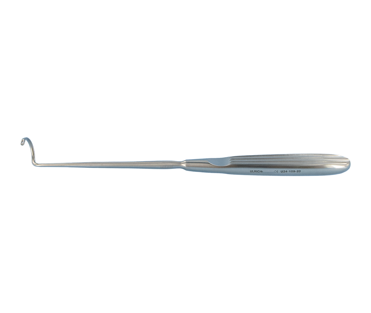 Jehla Deschamps ligaturní, levá, velikost oka 16 mm, 20 cm