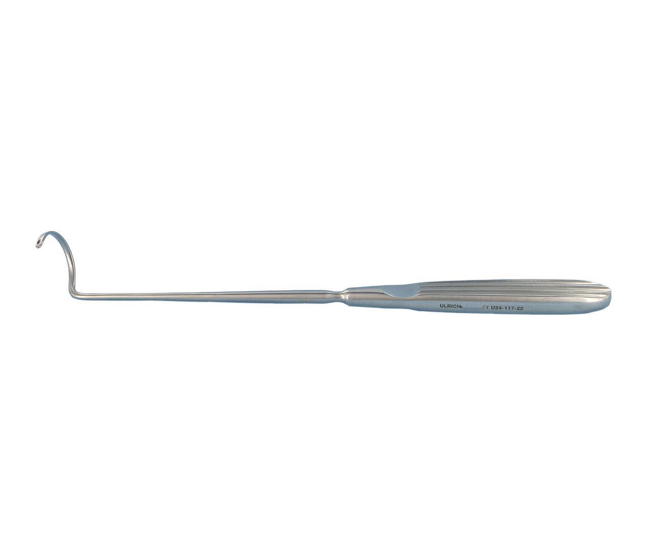 Jehla Deschamps ligaturní, levá, velikost oka 25 mm, 22 cm
